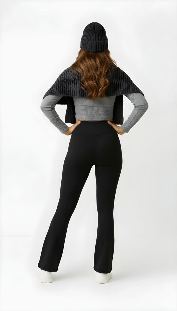 Calza Termica Lycra Frizada Oxford Tiro Alto