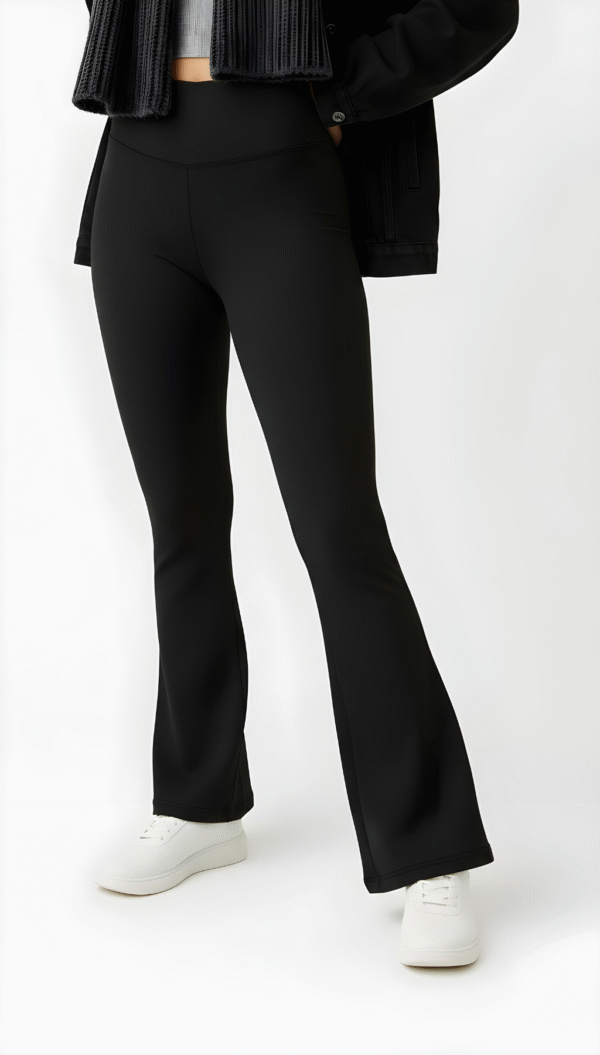 Calza Termica Lycra Frizada Oxford Tiro Alto