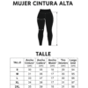 Calza Chupin Lycra Mujer Tiro Alto