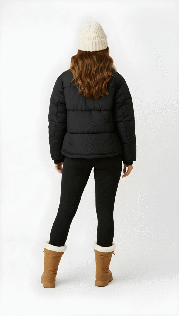 Calza Termica Lycra Frizada Chupin Tiro Alto